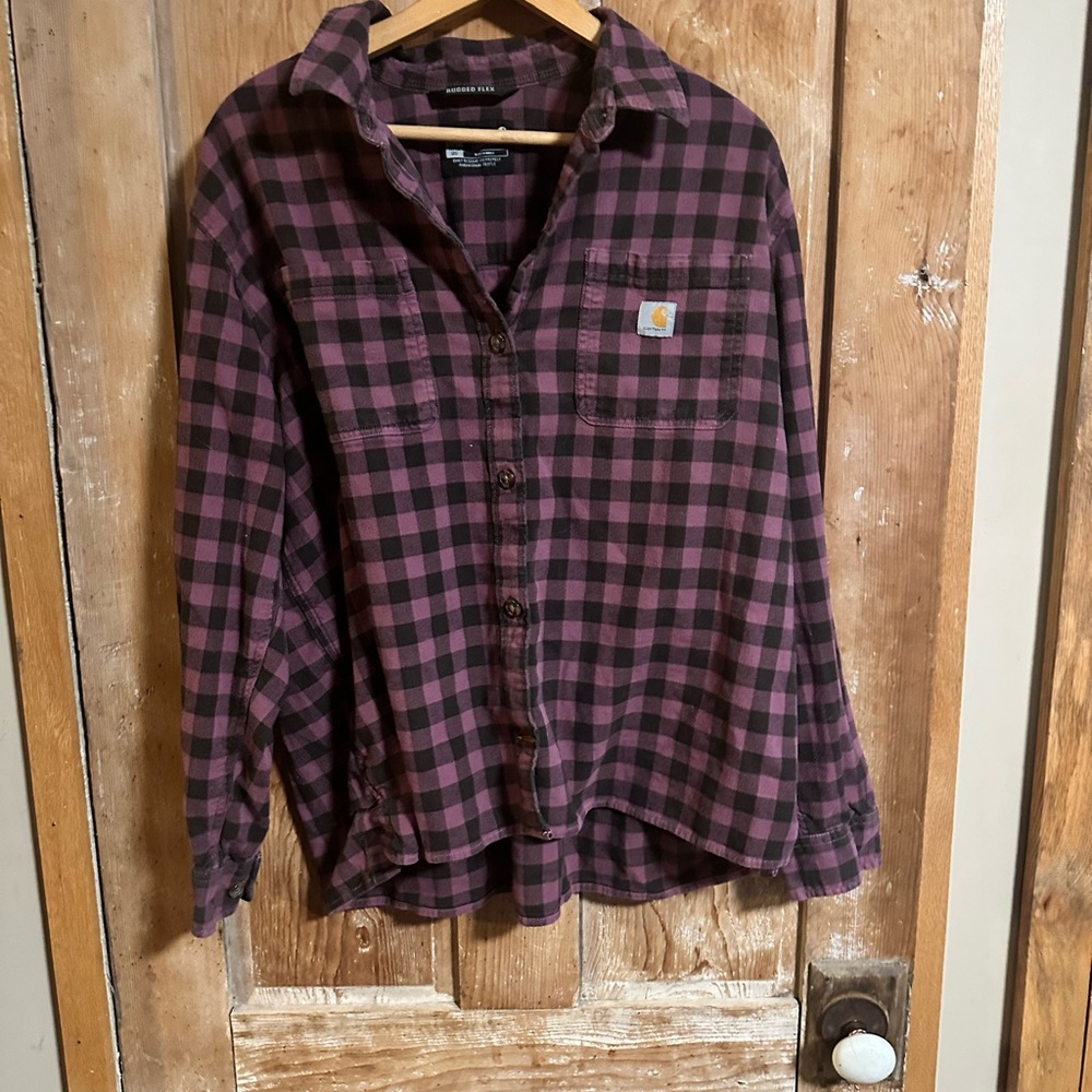 Carhartt women’s Rugged Flex Plus size Flannel